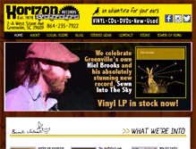 Tablet Screenshot of horizonrecords.net